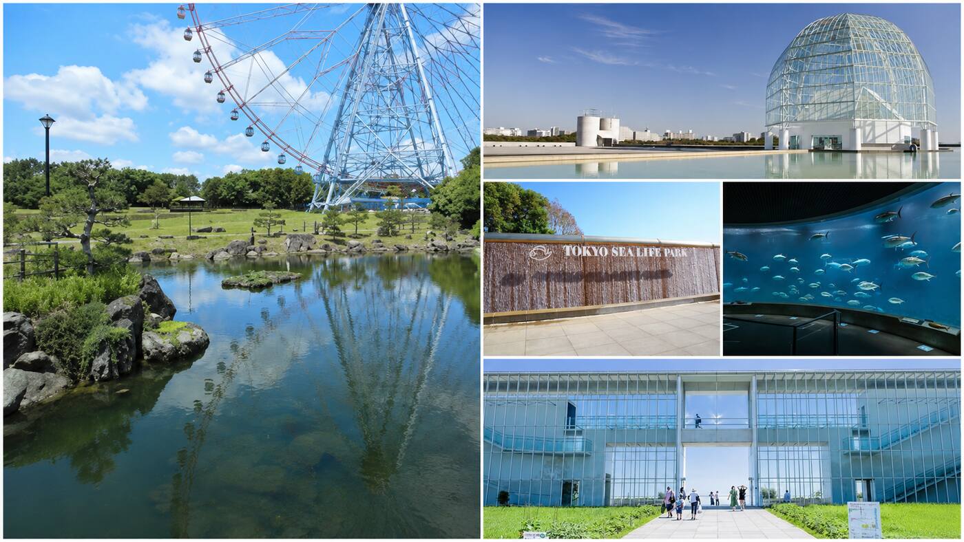 葛西臨海公園：ディズニーの隣駅、マグロと大観覧車の巨大公園